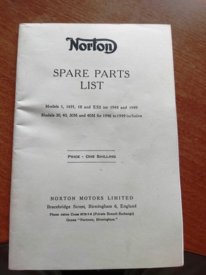 Lot 202 - 1949 Norton ES2