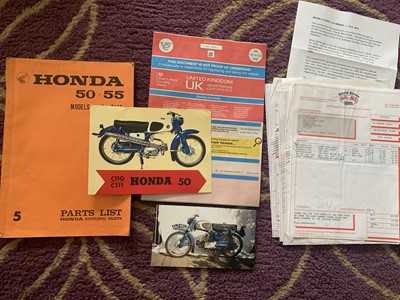 Lot 213 - 1965 Honda C110