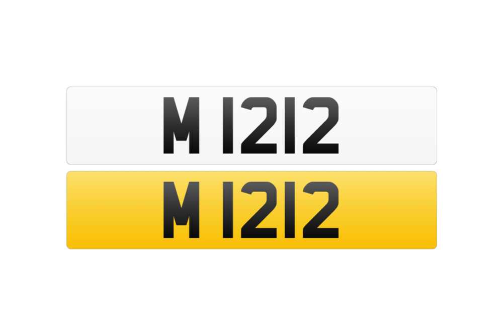 Lot 115 - Registration Number - M 1212