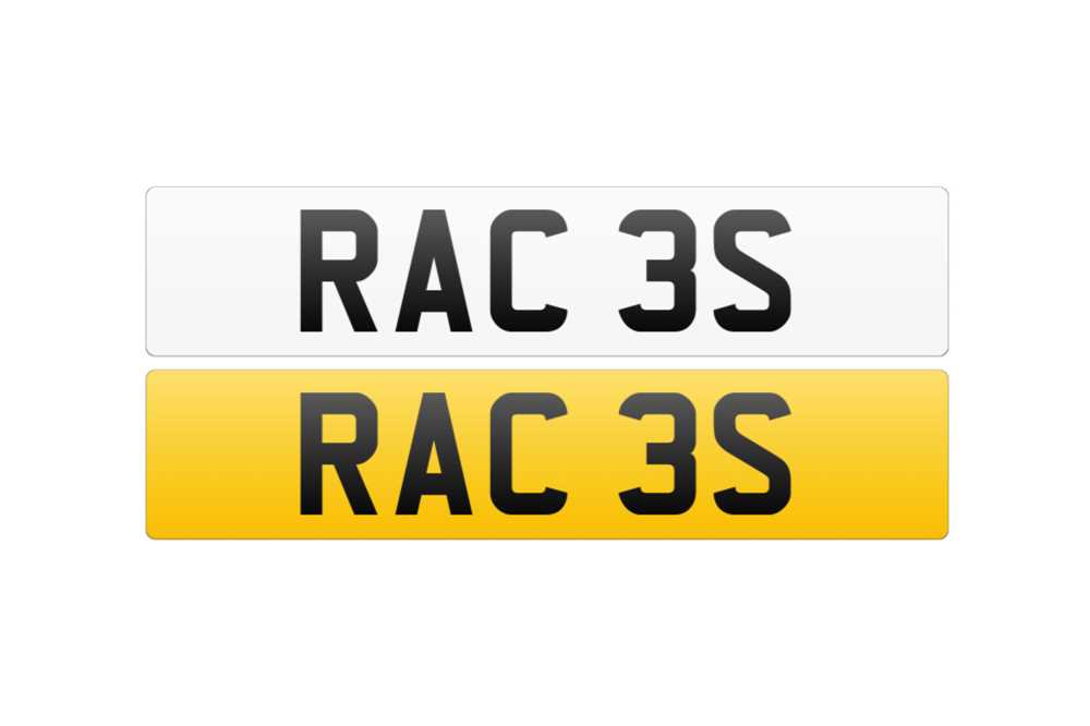Lot 111 - Registration Number - RAC 3S
