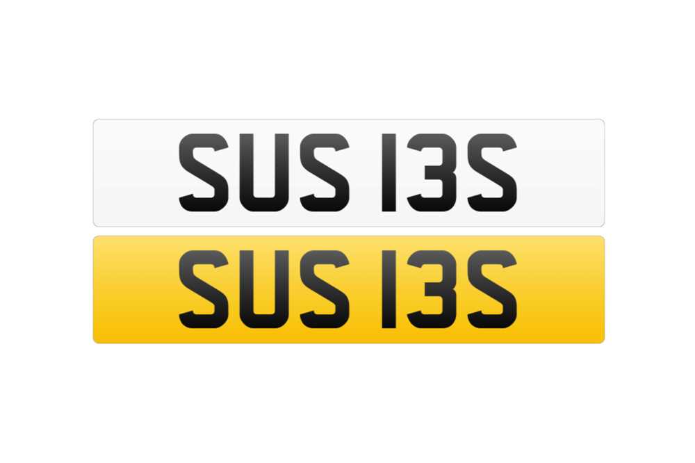 Lot 109 - Registration Number - SUS 13S