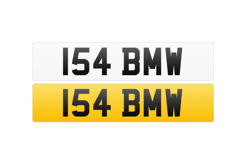 Lot 102 - Registration Number - 154 BMW