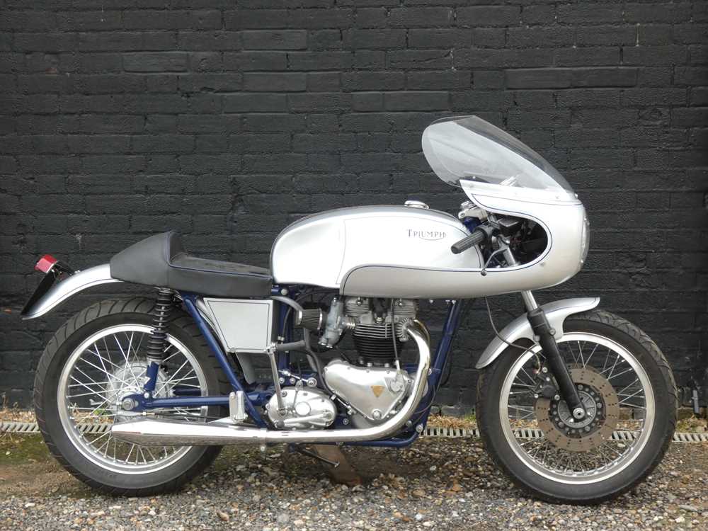 Lot 254 - 1957 Triumph T110 Tiger Café Racer