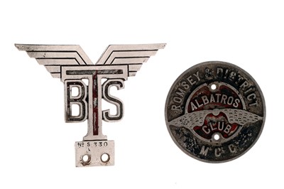 Lot 191 - British Tyres Services – A Rare Pre-War Dealer’s Car Badge c1930s