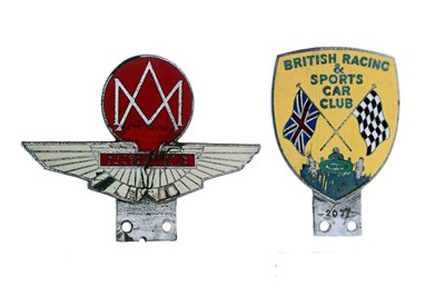 Lot 198 - Two Original Members’ Car Badges, c1950s