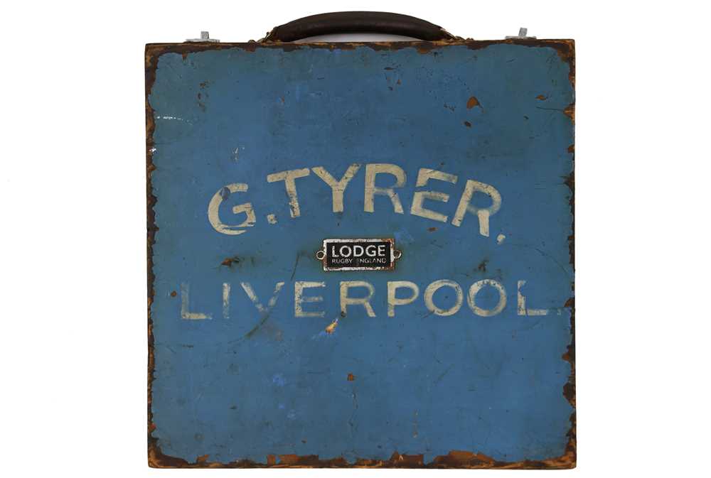 Lot 201 - Bugatti GP Pre-War Lodge Racing Spark Plugs Carrying-Case, ex-Gillie Tyrer