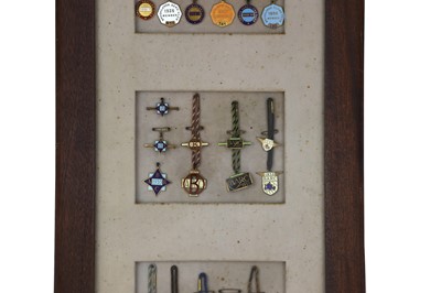 Lot 205 - Brooklands BARC & Aero Club and Goodwood BARC Badge Display