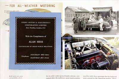 Lot 227 - Alan C. Hess – Montlhery 'Recordman' Enamelled Lapel Badge, c1949