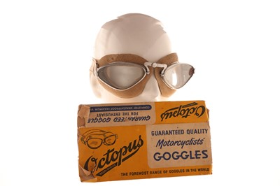 Lot 228 - “Who Do You Think You Are - Stirling Moss?” – An Original Pair of 'Octopus' Racing Goggles