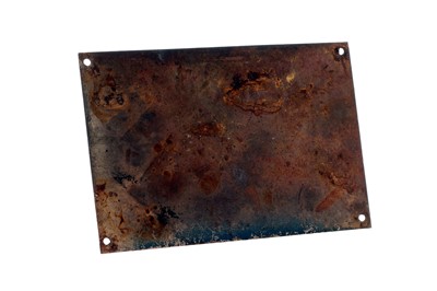 Lot 229 - Jaguar Cars Ltd Chassis Plate, c1950s