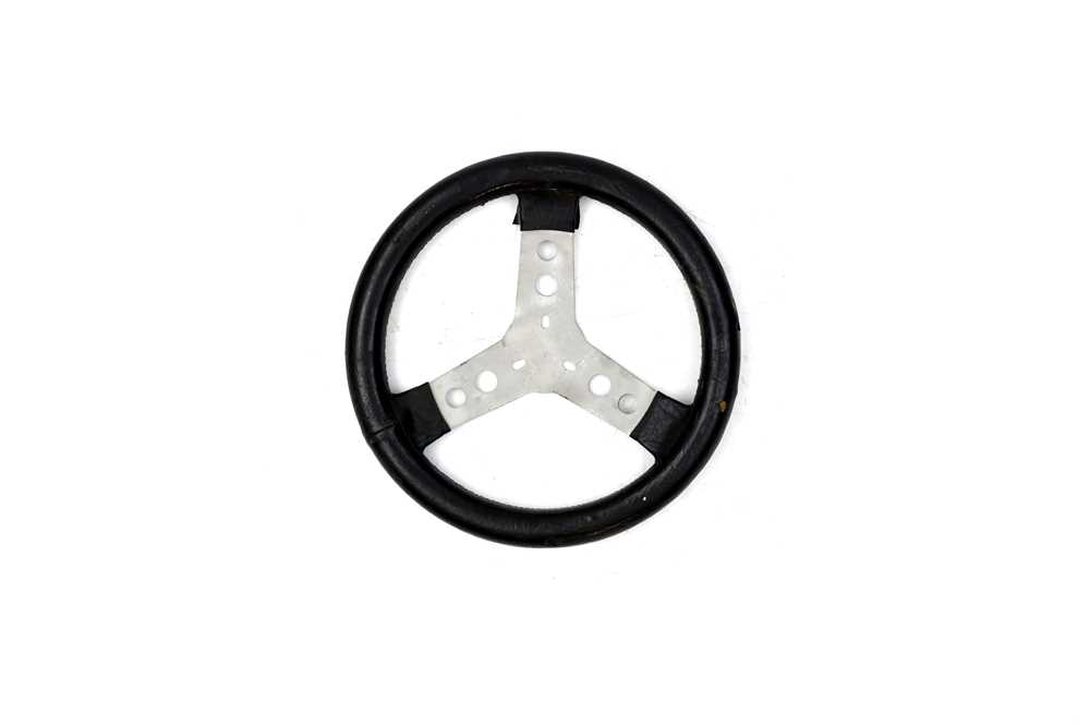 Lot 230 - Kart Racing Dural Three-Spoke pattern Steering Wheel, c1970s