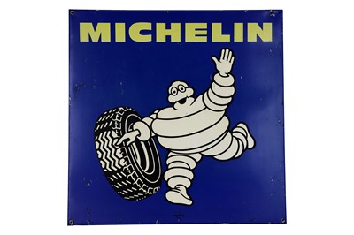 Lot 14 - Large Michelin Tyres Aluminium Advertising Sign