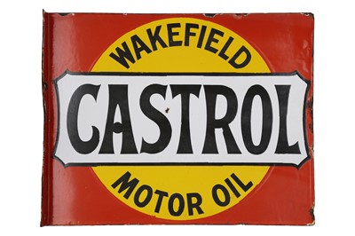 Lot 23 - Castrol Motor Oil Enamel Sign