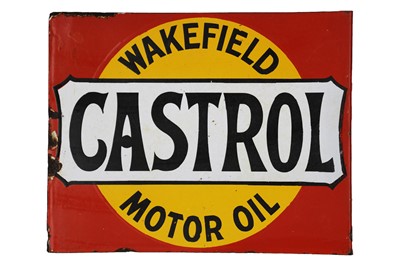 Lot 23 - Castrol Motor Oil Enamel Sign