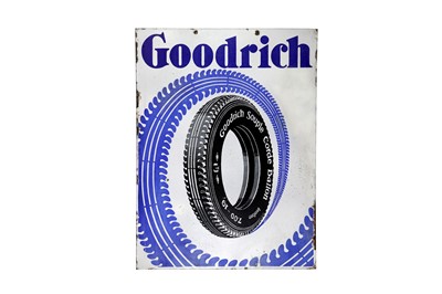 Lot 24 - Goodrich Tyres Enamel Sign