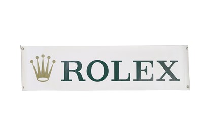 Lot 240 - Rolex Advertising Banner