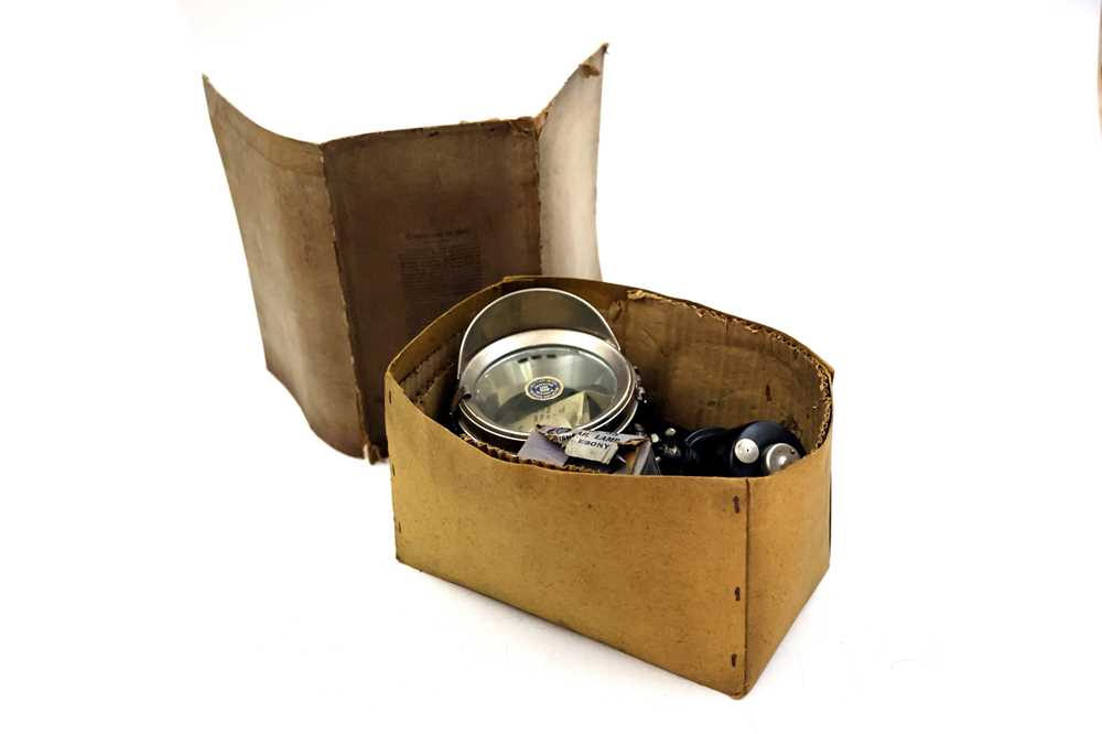 Lot 61 - An Unrepeatable Boxed and New Old Stock Powell and Hanmer Boxed Acetylene Motorcycle Lighting Set