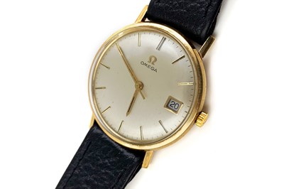 Lot 175 - Solid 9Ct Gold Omega Gentleman’s Wristwatch