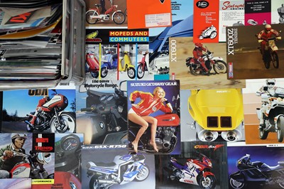 Lot 107 - Quantity of Motorcycle Brochures