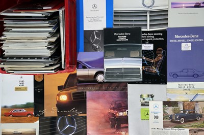 Lot 111 - Quantity of Mercedes Sales Brochures