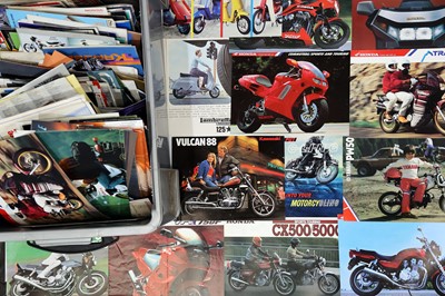 Lot 123 - Quantity of Motorcycle Sales Brochures