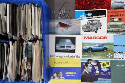 Lot 132 - A Large Crate of British Sales Brochures