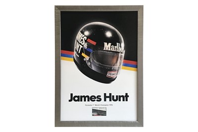 Lot 79 - A Signed Tribute to James Hunt (1947 – 1993)