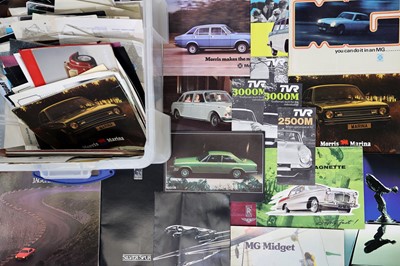 Lot 137 - A Large Crate of British Sales Brochures