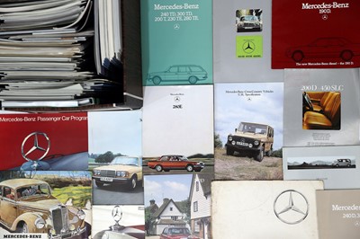 Lot 144 - Quantity of Mercedes-Benz Sales Brochures