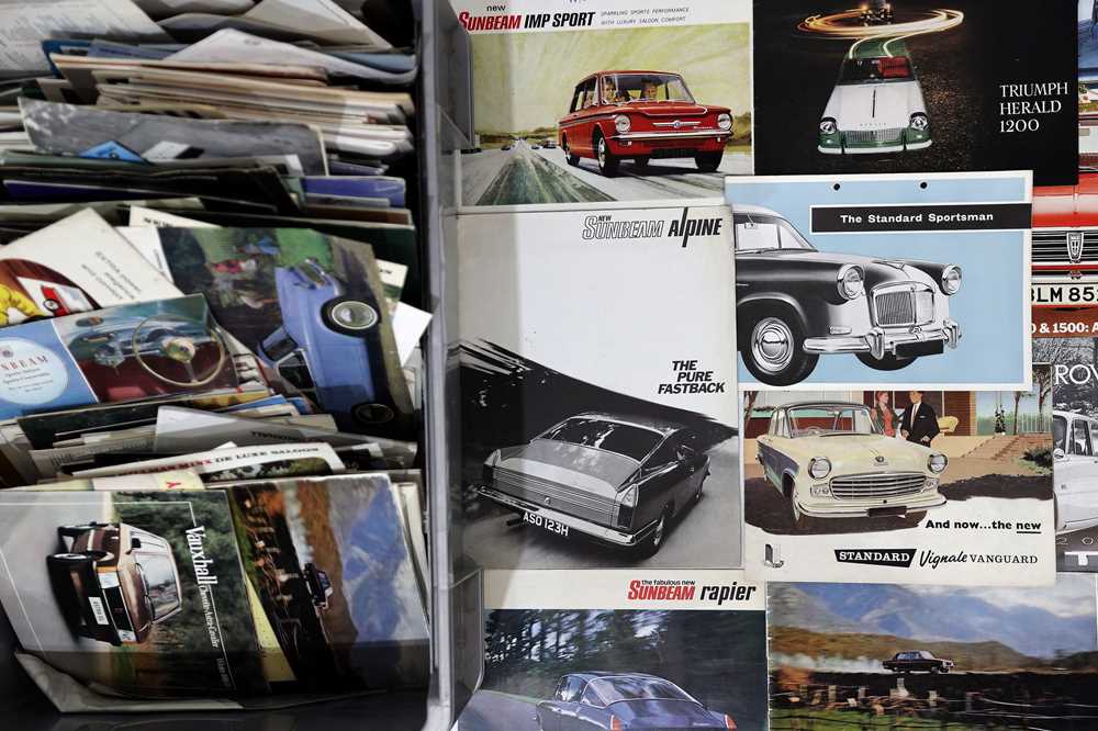 Lot 148 - A Large Crate of British Sales Brochures