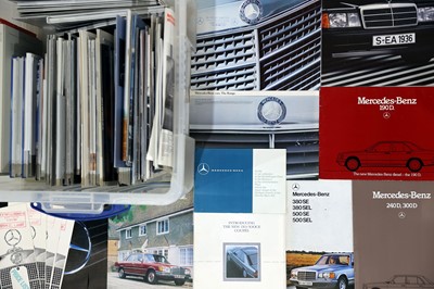 Lot 152 - Quantity of Mercedes-Benz Sales Brochures