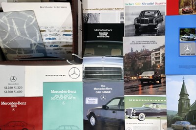 Lot 156 - Quantity of Mercedes-Benz Sales Brochures