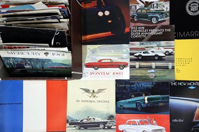 Lot 158 - Quantity of American Sales Brochures