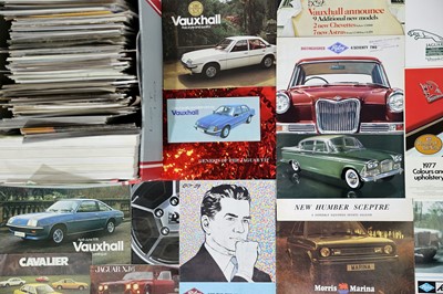 Lot 160 - A Crate of British Sales Brochures