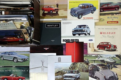 Lot 162 - A Crate of British Sales Brochures