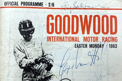 Lot 82 - 1963 Goodwood International Motor Racing Programme (Signed)