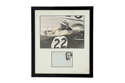 Lot 296 - Innes Ireland / Arthur Mallock Autograph Presentation