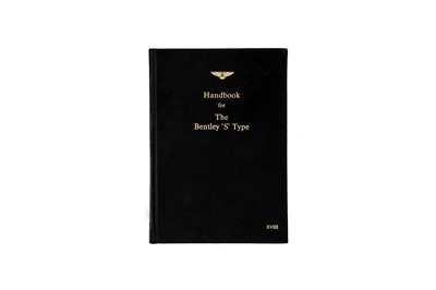 Lot 299 - Bentley S-Type Handbook