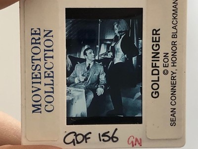 Lot 303 - A Set of James Bond Goldfinger Movie Photograph Negatives / Slides