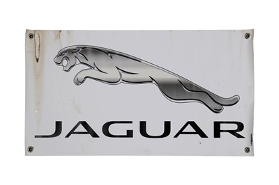 Lot 308 - A Jaguar Garage Banner