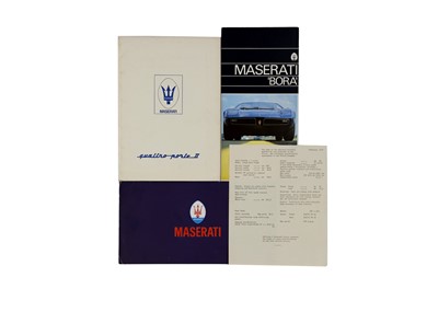Lot 314 - Maserati Paperwork