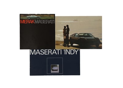 Lot 315 - Maserati Paperwork