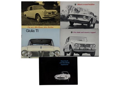 Lot 324 - Alfa Romeo Literature
