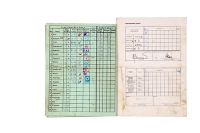Lot 326 - Roger Clark and Jim Porter Rally Entrant Paperwork