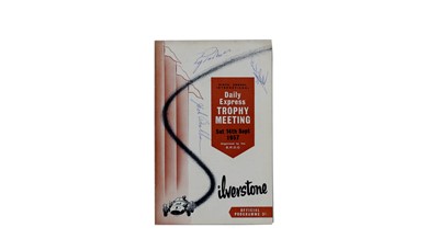 Lot 337 - Daily Express Trophy Meeting Programme (Signed)