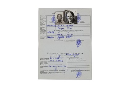 Lot 344 - 26th Acropolis Rally 1979 Timecard