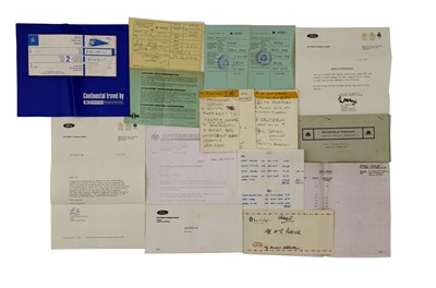 Lot 349 - London - Istanbul July Rally Paperwork, 1969