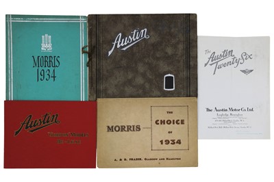 Lot 364 - Five Pre-War Morris and Austin Sales Brochures