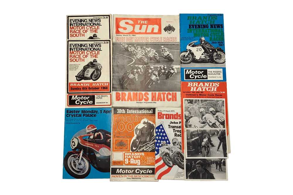 Lot 84 - Two Mike Hailwood Signed Race Programmes