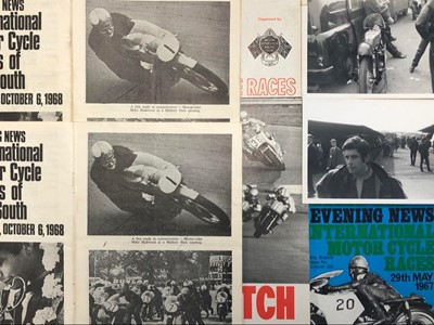 Lot 84 - Two Mike Hailwood Signed Race Programmes